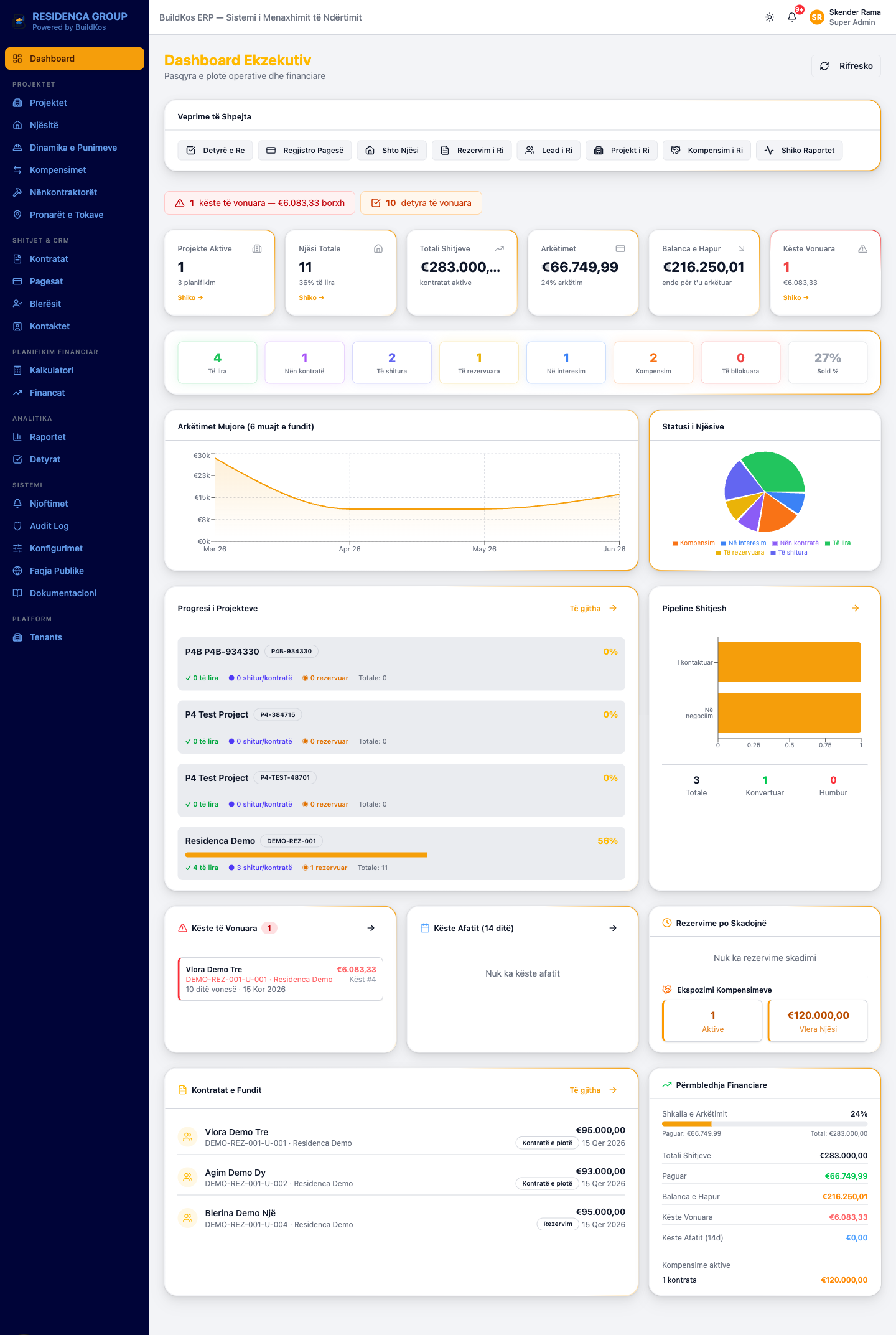 Dashboard Ekzekutiv